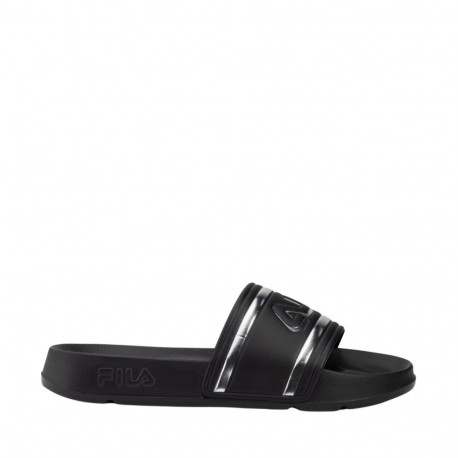 Klapki damskie Fila Morro Bay Logo czarno-szare FFW0102 83162 37