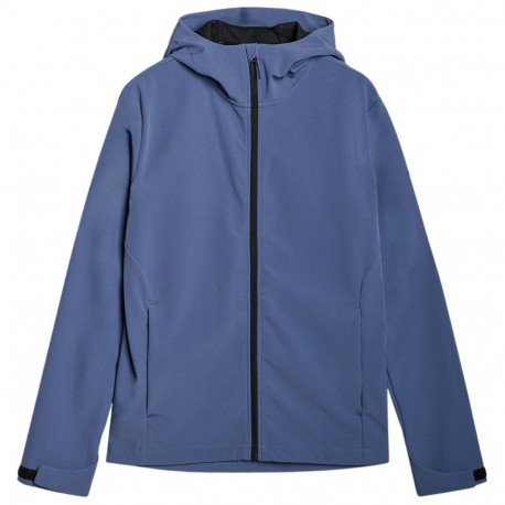 Kurtka męska softshell 4F M324 denim 4FWSS25TSOFM324 32S S