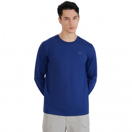 Koszulka męska 4F Longsleeve M432 granatowa 4FWMM00TLONM432 031S  L