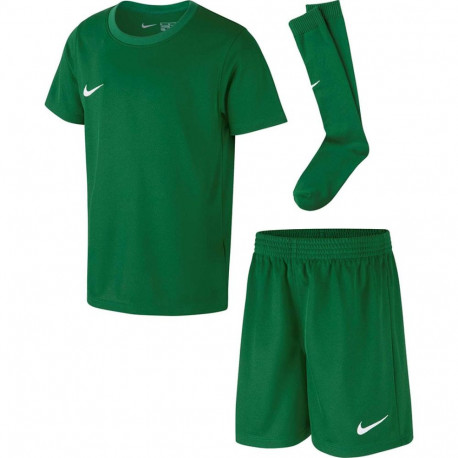 Komplet sportowy dla dzieci Nike DRY Park Kit Set zielony CD2244 302 S