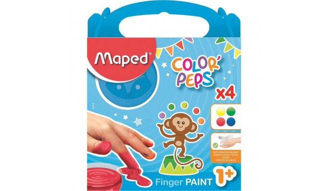 Finger paint Maped ColorPeps 4 colours