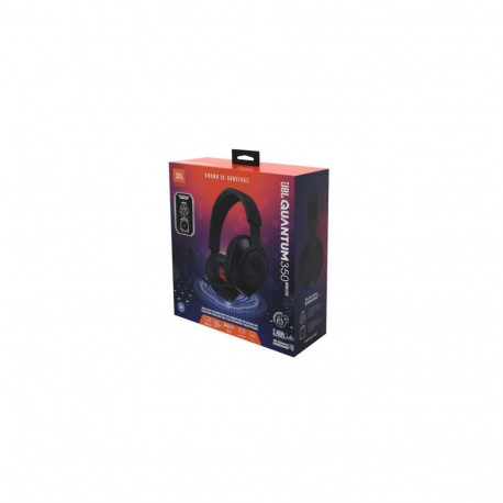 JBL Quantum 350 Headphone Wireless Gaming Headset with Microphone, (USB), Black EU