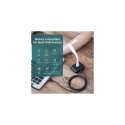 Baseus HUB Square round 4in1 USB Adapter USB3.0*1 + USB2.0*3 1m Black (CAHUB-AY01)