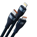 Baseus Universal Flash Series II 3-in-1 Fast Charging Data Cable (USB-A to Micro + Lightning + Type-