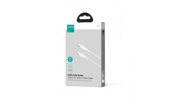 Joyroom USB - Lightning Cable Multi-Color Series A14, 480mb/s, 60W, 1m, White (SA34-CC3)