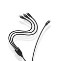Baseus Universal Flash Series II 3-in-1 Fast Charging Data Cable (USB-A to Micro + Lightning + Type-
