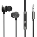 Joyroom Earphone Wired, In-Ear Headphones with Remote and Microphone, 3.5mm Jack, Dark Gray (JR-EW03