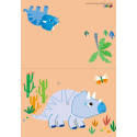 AVENIR Scratch Greeting Card Dinos