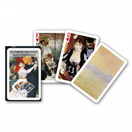 PIATNIK playing cards Impressionist Masterpieces