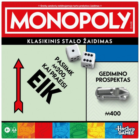 MONOPOLY Board game Classic Refresh (In Lithuanian lang.)
