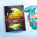 AIRBRUSH Mākslas aktivitāšu komplekts Mini Poster