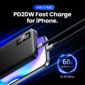 Ugreen PB311 10000mAh USB + USB-C, 20W PD (czarny)