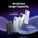Ugreen PB311 10000mAh USB + USB-C, 20W PD (czarny)