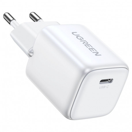 Ugreen 15324 Nexode mini, USB-C, PD3.0, QC4.0, GaN, 20W biały