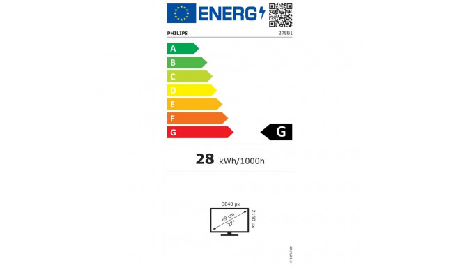 Philips 278B1 60Hz 4K 27-tolline IPS 4ms