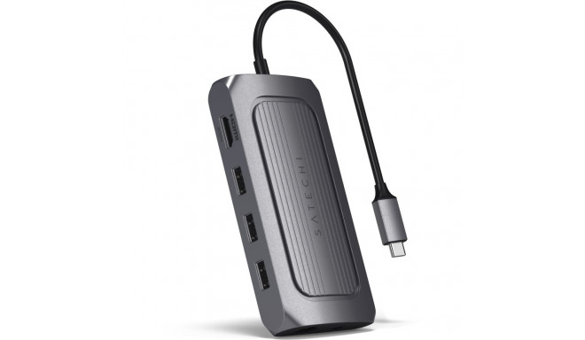 Satechi USB4 Multiport Adapter with 8K HDMI space gray