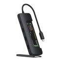 Satechi USB-C hübriid mitmeportiline adapter SSD korpusega must