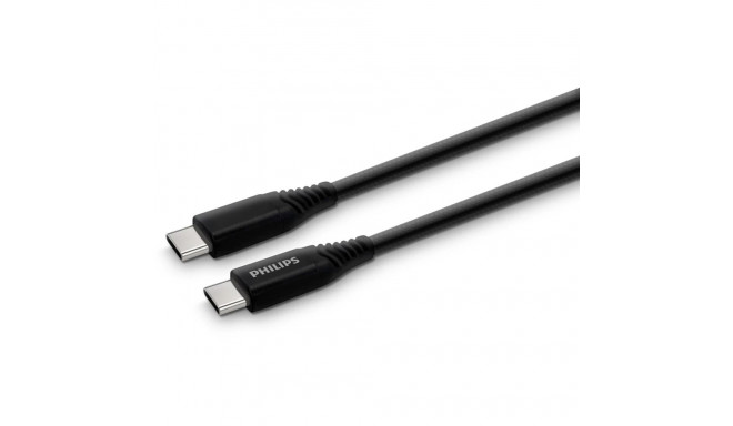 Philips USB-C to USB-C premium ja sünkroonimislaadimiskaabel 2m