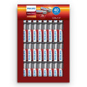 1x40 Philips Power Alkaline AAA Batterie Vorteilspack