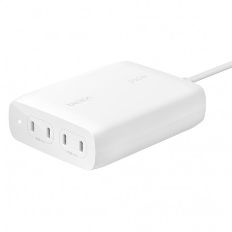 Belkin BOOST Charge PRO 200Watt 4-portiline USB-C GaN laadija WCH015vfWH