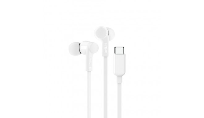 Belkin Rockstar juhtmega USB-C valged in-ear kõrvaklapid G3H0002hqWHV2