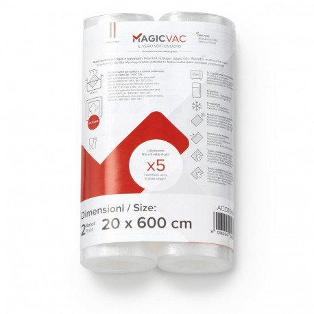 MagicVac 2 vaakumkilerullid 20 cm x 6 m