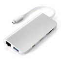 Satechi Type-C Multimeediaadapter hõbedane