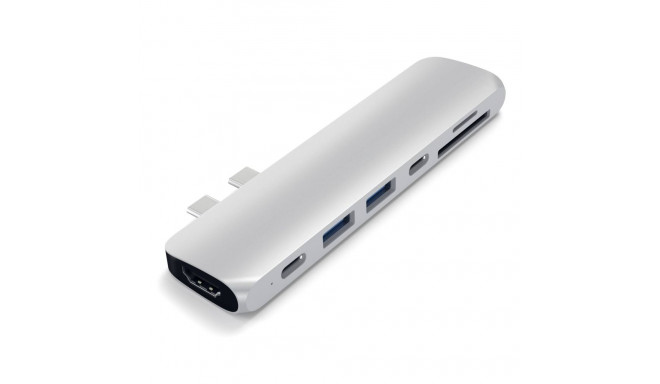eatechi Type-C Pro Hub 4K HDMI hõbedane