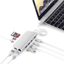 Satechi Type-C Multimeediaadapter hõbedane