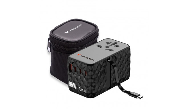 Verbatim Charge´n´Travel Diamond 85W tagasitõmmatav kaabel CNT-02 32127
