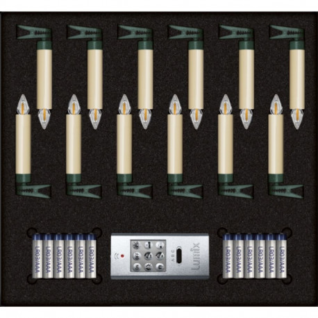 Krinner Superlight Bavaria Mini Flame 12 tk komplekt elevandiluu