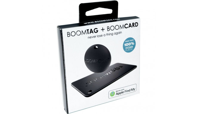 Boompods Tag & Card Bundle Pack Black