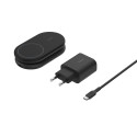 Belkin BOOST Charge magnetiline 15W 2-ühes laadija USB-C väljundiga Must WIZ028vfBK