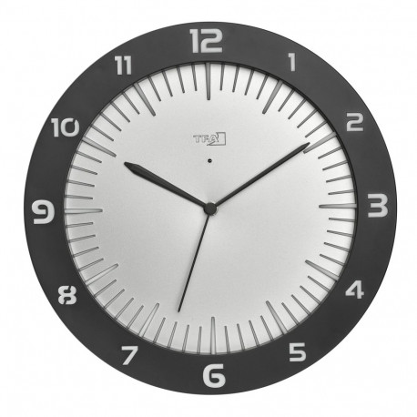 TFA 60.3553.10 Radio-contr.wall clock w.col.illumin. LUMOCLOCK