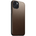 Nomad Modern Leather Case iPhone 15 Plus Brown