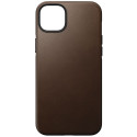 Nomad Modern Leather Case iPhone 14 Plus Rustic Brown - Kaasaegne Nahast Korpus iPhone 14 Plus, Rust