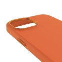 Decoded AntiMicrobial Silicone Backcover iPhone 15 Apricot