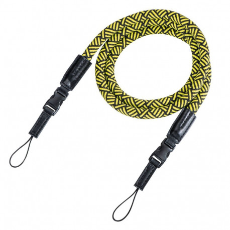 Hama kaamerarihm Braid 120 must/kollane