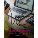 Raidsonic IB-HUB1424-C3 4-Port USB Type-A Hub