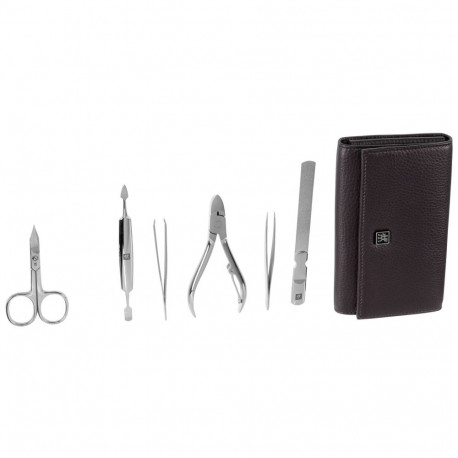 ZWILLING Maniküre Pediküre Set 7tlg. mit Nagelknipser, Leder