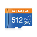 ADATA CARD MICROSDHC       512GB UHS-I CL10 100/20 MB/s W/1 Adap.