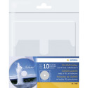 Herma CD/DVD-Cases self-adhesive f.1 CD/DVD 10 Pcs. trans.  7688