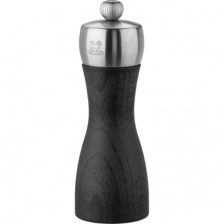 Peugeot Fidji salt mill 15 cm graphite wood & stainless steel