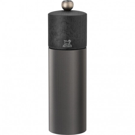 Peugeot Line wood/aluminium pepper mill 18 cm graphite