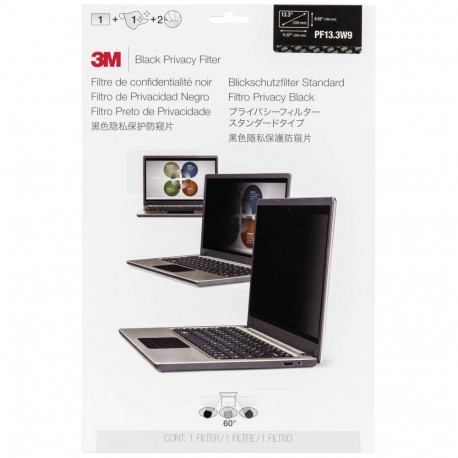 3M PF133W9B Privacy Filter Black for 33,8cm 13,3 16:9