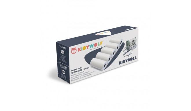 Kidywolf Paper Rolls for thermic printer 5 pcs.