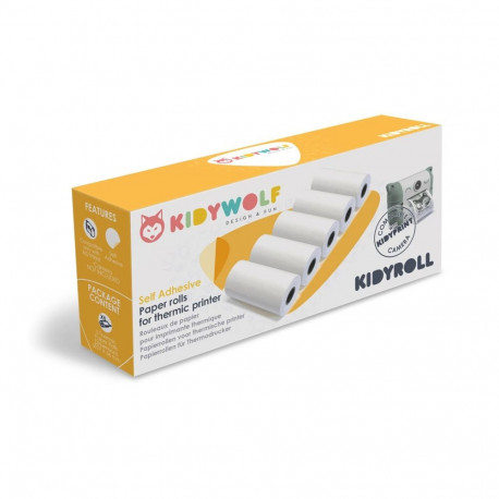 Kidywolf isekleepuvad paberirullid termoprinteri jaoks 5 tk