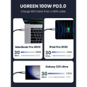 UGREEN USB-C to USB-C Alu Case with Braid 1m