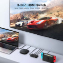 UGREEN HDMI Lüliti 3 Sisse 1 Välja 4K