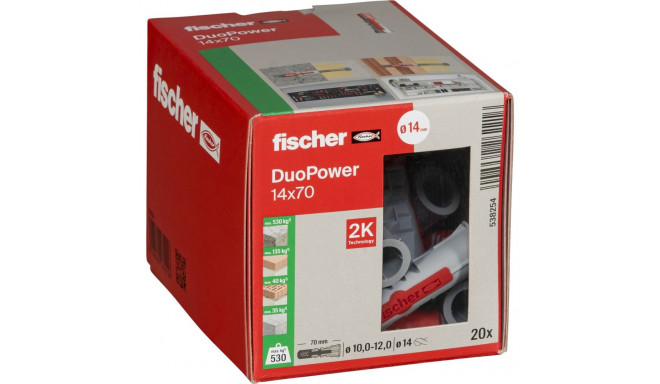 Fischer DUOPOWER 14x70 20 tk